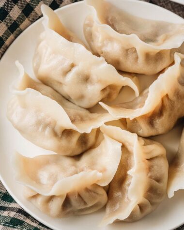 Water boiled Chinese dumplings